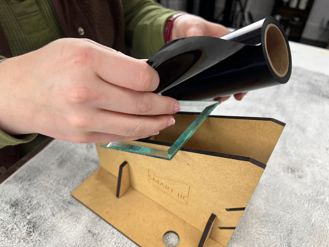 blazer black film for diode laser engraving on glass