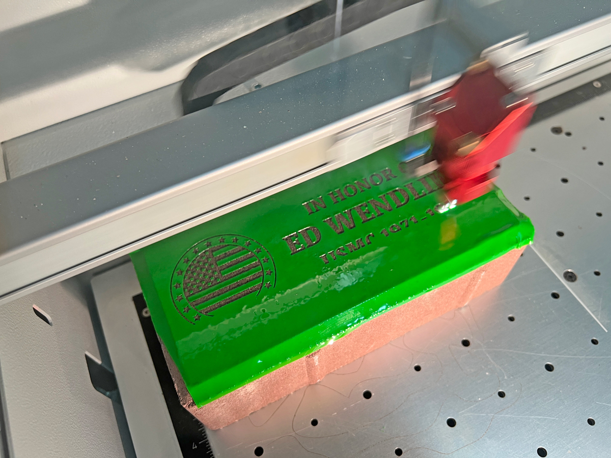 Laser Thick laser mask by IKONICS Imaging