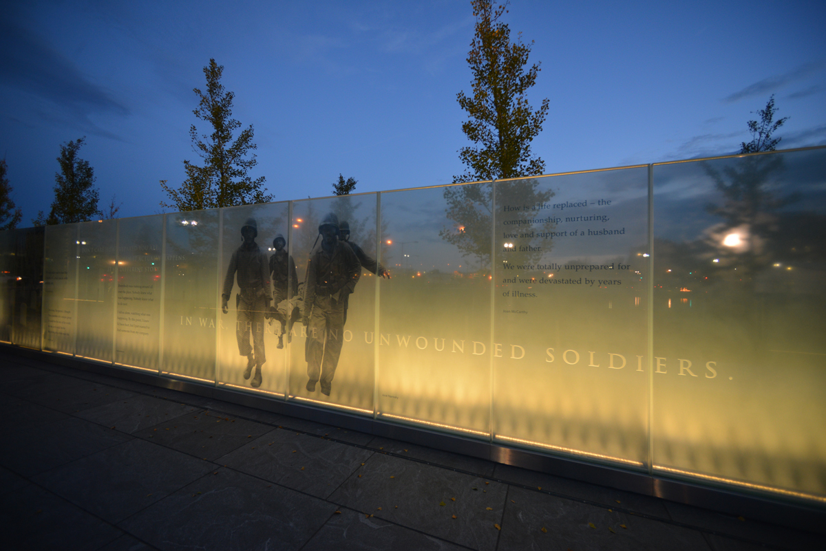 moon shadow glass veterans memorial