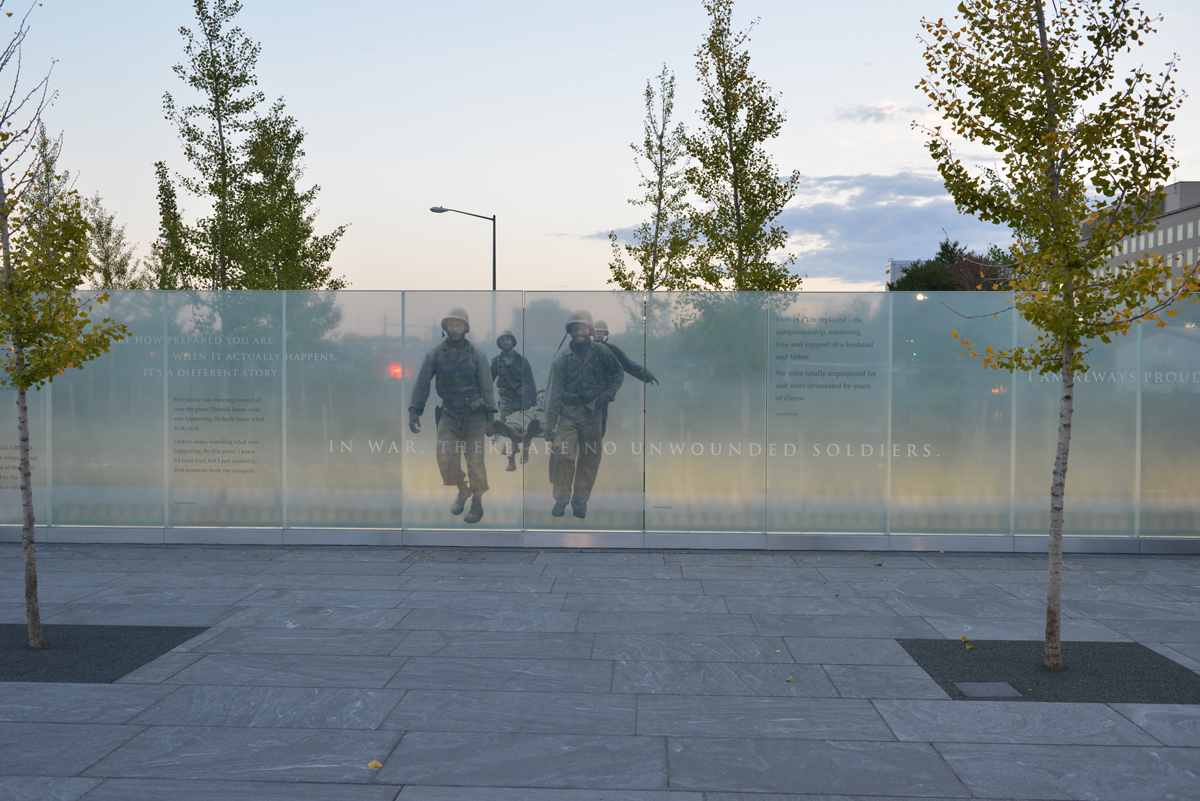 moon shadow glass veterans memorial
