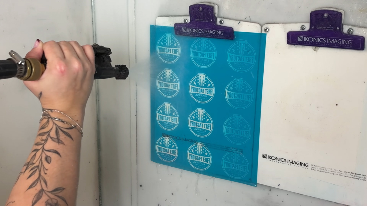 use warm water when making photoresist stencils use warm water when making photoresist stencils